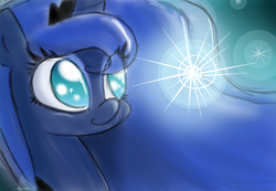 Size: 1300x900 | Tagged: safe, artist:lemon-heartss, princess luna, pony, g4, female, solo