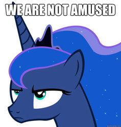 Size: 294x310 | Tagged: safe, princess luna, g4, image macro, unamused