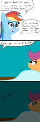 Size: 640x1942 | Tagged: safe, artist:coolstorybrony, rainbow dash, scootaloo, g4, cancer, hospital, scootaleukemia, tumblr