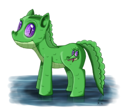 Size: 900x787 | Tagged: safe, artist:super-zombie, gummy, g4, nightmare fuel, ponified