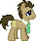 Size: 74x84 | Tagged: safe, artist:anonycat, doctor whooves, time turner, earth pony, pony, g4, cute, desktop ponies, doctorbetes, first to license, male, simple background, solo, stallion, transparent background