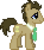 Size: 74x84 | Tagged: safe, artist:anonycat, doctor whooves, time turner, earth pony, pony, g4, cute, desktop ponies, doctorbetes, first to license, male, simple background, solo, stallion, transparent background