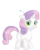 Size: 423x523 | Tagged: safe, artist:hetdegon, sweetie belle, pony, robot, unicorn, g4, blank flank, female, filly, floppy ears, foal, hooves, horn, sad, simple background, solo, sweetie bot, transparent background