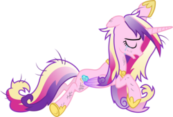 Size: 6930x4680 | Tagged: safe, artist:90sigma, princess cadance, alicorn, pony, a canterlot wedding, g4, absurd resolution, crying, dirty, female, folded wings, hoof shoes, mare, messy mane, messy tail, princess sadance, sad, scratches, simple background, solo, tail, transparent background, vector, wings