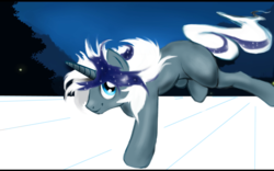 Size: 1344x840 | Tagged: safe, artist:anightlypony, oc, oc only, pony, colt, male, night, solo