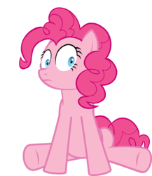 Size: 4000x4609 | Tagged: safe, artist:kuren247, pinkie pie, g4, dramatic look, simple background, transparent background, vector