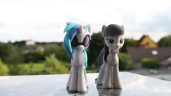 Size: 640x360 | Tagged: safe, dj pon-3, octavia melody, vinyl scratch, pony, g4, 3d print, photo