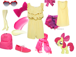 Size: 612x460 | Tagged: safe, screencap, apple bloom, earth pony, pony, g4, outfit