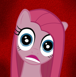 Size: 878x899 | Tagged: safe, pinkie pie, g4, inverted mouth, pinkamena diane pie, reaction image