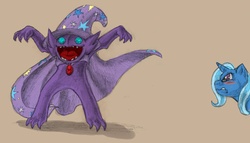 Size: 1168x666 | Tagged: safe, artist:furball, artist:furball891, trixie, pony, sableye, unicorn, g4, female, horn, mare, pokémon