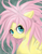 Size: 2550x3300 | Tagged: safe, artist:mistylake, fluttershy, g4, alternate hairstyle, bad mane day, high res