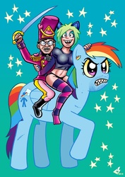 Size: 636x900 | Tagged: safe, artist:curtsibling, rainbow dash, oc, oc:pegaslut, g4, napoleon bonaparte, parody, riding