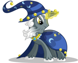 Size: 6145x4984 | Tagged: safe, artist:emkay-mlp, star swirl the bearded, pony, g4, absurd resolution, magic, male, solo