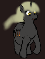 Size: 761x988 | Tagged: safe, artist:stonershy, oc, oc only, oc:boiler horse, object pony, original species, boiler, chubby, coal, ponified, solo, steam engine