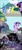 Size: 944x2123 | Tagged: safe, edit, edited screencap, screencap, lemon hearts, minuette, twilight sparkle, twinkleshine, friendship is magic, g4, my little pony: friendship is magic, album cover, canterlot, comic, disco, image macro, implied moondancer, meco, text