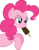 Size: 7000x8996 | Tagged: safe, artist:derpysjunk, pinkie pie, earth pony, pony, g4, absurd resolution, female, fudgesicle, mare, popsicle, simple background, solo, transparent background, vector