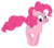 Size: 3200x2800 | Tagged: safe, artist:bloccy, pinkie pie, pig, g4, pig nose, piggie pie, pronking, simple background, transparent background, vector