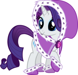 Size: 2873x2767 | Tagged: safe, princess platinum, rarity, pony, unicorn, g4, hearth's warming eve (episode), official, cape, castle creator, clothes, coat, female, hearth's warming eve, horn, mare, simple background, solo, transparent background, vector
