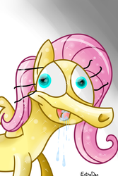 Size: 1024x1536 | Tagged: safe, artist:extradan, fluttershy, pegasus, pony, g4, female, mare, solo