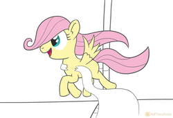 Size: 1024x701 | Tagged: safe, artist:muffinexplosion, fluttershy, g4, filly, race