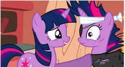 Size: 649x351 | Tagged: safe, screencap, twilight sparkle, g4, future twilight, scrunchy face