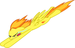 Size: 8000x5126 | Tagged: dead source, safe, artist:daringdashie, spitfire, pegasus, pony, g4, absurd resolution, female, show accurate, simple background, solo, transparent background, vector, wrong cutie mark