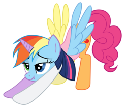 Size: 4000x3357 | Tagged: safe, applejack, fluttershy, pinkie pie, rainbow dash, rarity, twilight sparkle, alicorn, chimera, pony, g4, appleflaritwidashpie, bedroom eyes, exploitable meme, fusion, fusion:applejack, fusion:fluttershy, fusion:pinkie pie, fusion:rainbow dash, fusion:rarity, fusion:twilight sparkle, heterochromia, iwtcird, mane six, scrunchy face, simple background, stretching, transparent background, vector, what has science done