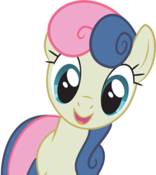 Size: 10287x11578 | Tagged: safe, artist:alien13029, bon bon, sweetie drops, earth pony, pony, g4, absurd resolution, female, looking at you, open mouth, simple background, smiling, solo, transparent background, vector