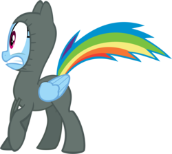 Size: 10000x8940 | Tagged: safe, artist:iamcommando13, rainbow dash, pegasus, pony, g4, read it and weep, absurd resolution, clothes, female, folded wings, hoodie, hoodie ninja, mare, shocked, simple background, sneaking suit, solo, transparent background, vector, wings