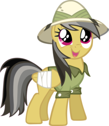 Size: 1157x1340 | Tagged: safe, artist:artpwny, daring do, pony, g4, read it and weep, cute, daring dorable, female, simple background, solo, transparent background, vector