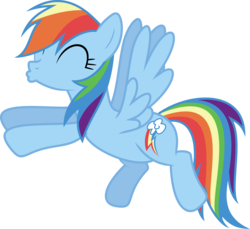 Size: 10000x9157 | Tagged: safe, artist:teiptr, rainbow dash, pegasus, pony, g4, ^^, absurd resolution, cute, dashabetes, eyes closed, female, kissing, simple background, solo, transparent background, vector