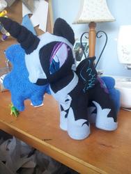Size: 720x960 | Tagged: safe, artist:steen85, nightmare moon, pony, g4, cute, female, filly, irl, nightmare woon, photo, plushie, solo