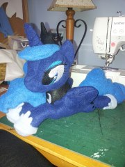 Size: 180x240 | Tagged: safe, artist:steen85, princess luna, pony, g4, irl, photo, plushie, solo