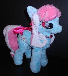 Size: 2622x2916 | Tagged: safe, artist:sophie scruggs, minty, pony, g3, g4, female, g3 to g4, generation leap, irl, photo, plushie, solo