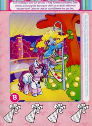 Size: 672x919 | Tagged: safe, rainbow dash (g3), tulip twinkle, earth pony, pony, g3, clown
