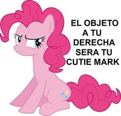 Size: 720x691 | Tagged: safe, pinkie pie, g4, spanish, text, texto