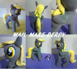 Size: 585x521 | Tagged: safe, artist:nicolasmandias, derpy hooves, pegasus, pony, g4, female, irl, mare, photo, plushie