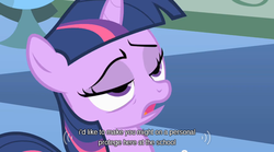 Size: 640x355 | Tagged: safe, screencap, twilight sparkle, pony, unicorn, g4, the cutie mark chronicles, caption, drunk, drunk twilight, female, filly, filly twilight sparkle, unicorn twilight, younger, youtube caption