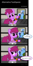 Size: 6236x12472 | Tagged: safe, artist:tachyon22, berry punch, berryshine, minuette, g4, absurd resolution, comic