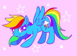 Size: 2421x1763 | Tagged: safe, artist:termanianstar, rainbow dash, pegasus, pony, g4, female, solo