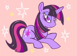 Size: 2421x1763 | Tagged: safe, artist:termanianstar, twilight sparkle, pony, unicorn, g4, blushing, female, looking at you, mare, solo