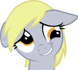 Size: 750x678 | Tagged: safe, artist:artpwny, derpy hooves, pegasus, pony, g4, female, mare, simple background, smiling, solo, transparent background, vector