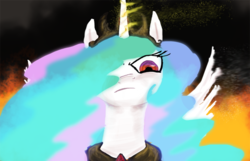 Size: 800x514 | Tagged: safe, artist:atomicwarpin, princess celestia, pony, g4, female, solo