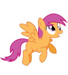 Size: 1926x2107 | Tagged: safe, artist:eruaneth, derpy hooves, scootaloo, pegasus, pony, g4, female, mare, recolor, simple background, solo, transparent background