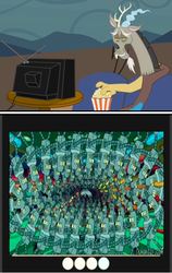 Size: 432x684 | Tagged: safe, discord, g4, bender bending rodríguez, exploitable meme, futurama, male, meme, mobius dick, tv meme, vector