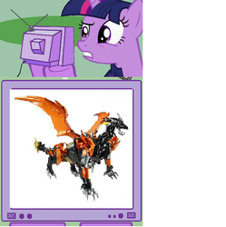 Size: 600x602 | Tagged: safe, twilight sparkle, pony, g4, exploitable meme, meme, predaking, transformers, transformers prime, tv meme