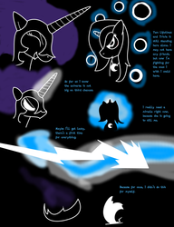 Size: 1280x1666 | Tagged: safe, artist:dazed-and-wandering, nightmare moon, trixie, ask stalker trixie, g4