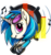 Size: 702x750 | Tagged: safe, artist:dmkamikazee, artist:sunbusting, dj pon-3, vinyl scratch, pony, unicorn, g4, female, mare, simple background, solo, transparent background