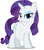 Size: 804x916 | Tagged: safe, edit, vector edit, rarity, pony, unicorn, g4, looking at you, preggity, pregnant, pregnant edit, simple background, solo, vector, white background