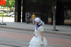 Size: 3005x1996 | Tagged: safe, artist:norinatsu, rarity, human, g4, clothes, cosplay, dress, irl, irl human, photo, wedding dress